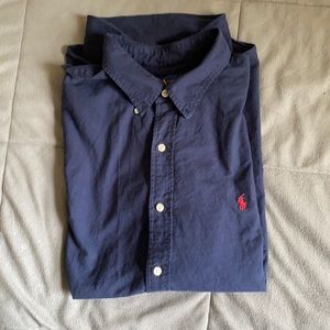 Men’s polo Ralph Lauren button up shirt size XXL